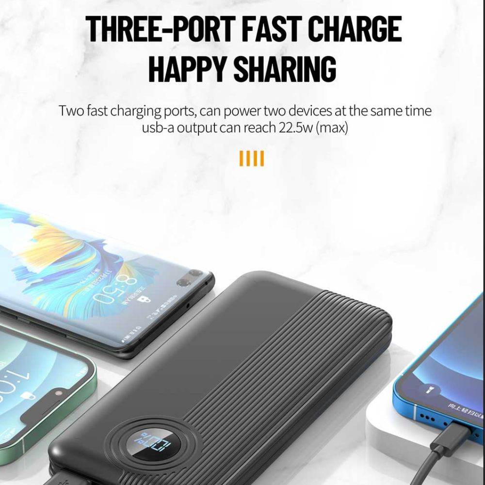 Aspor A320 Power Bank 10000mah 22.5w Fast Charging