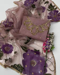 Women's unstitched Sequence Embroidered Suit
