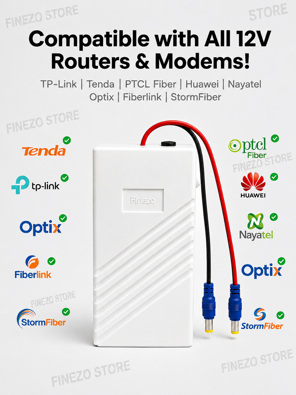 Finezo Mini UPS compatible device setup