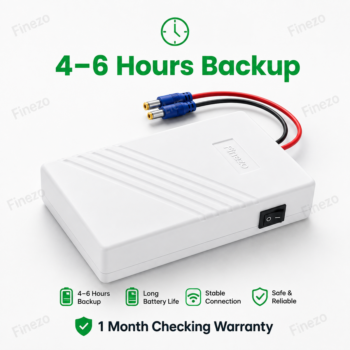 Finezo Mini UPS router compatibility infographic