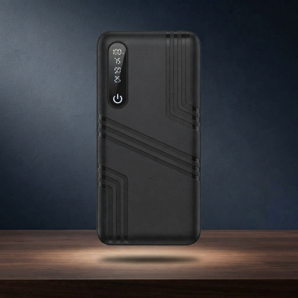 Iconic 10000mAh black power bank view 5